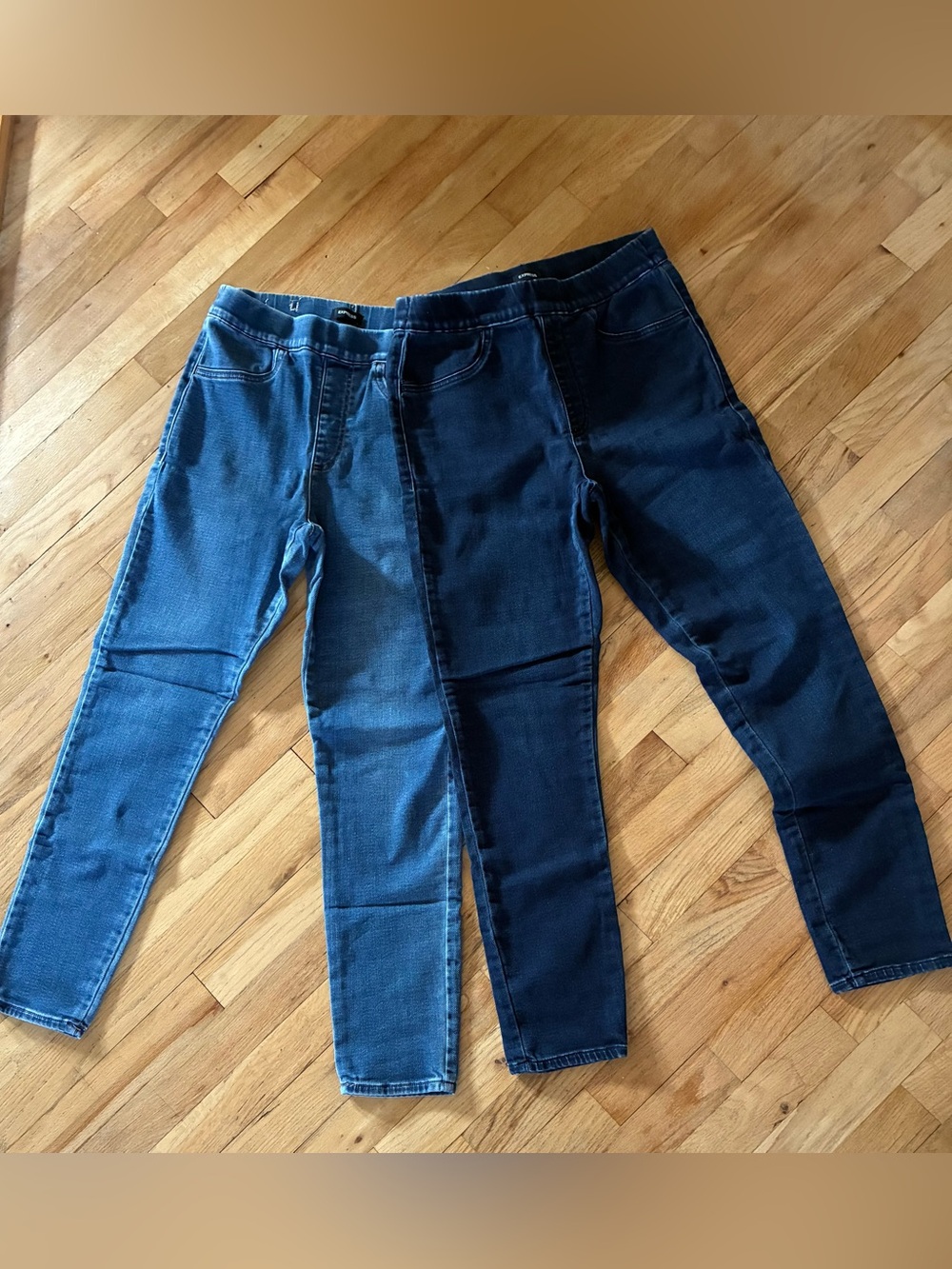 EXPRESS HIGH RISE SKINNY JEANS MEDIUM